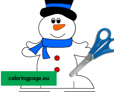 Paper Snowman Craft