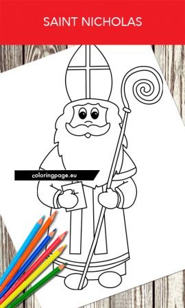 Saint Nicholas Day coloring page | Coloring Page