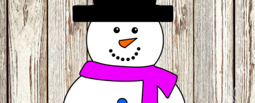 Snowman Door Sign