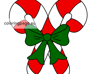 candy canes bow