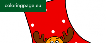 christmas reindeer stocking copia