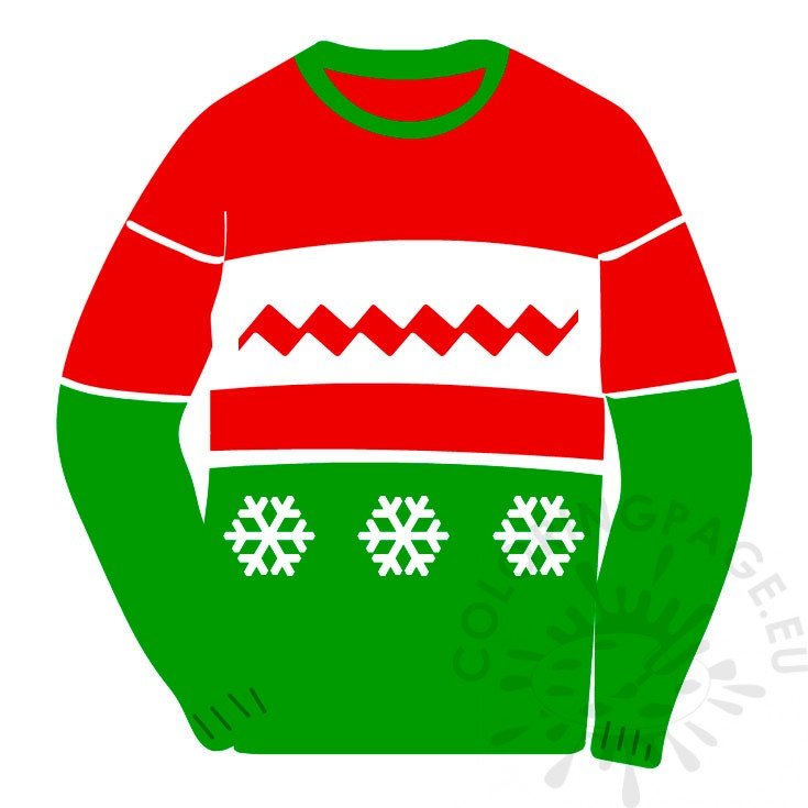 Christmas Sweater Template Printable