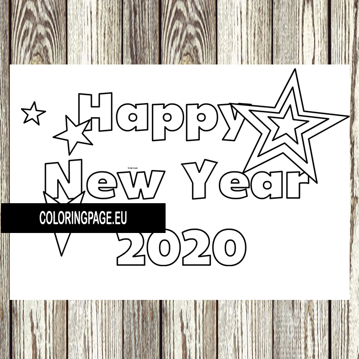 happy new year 2020 stars