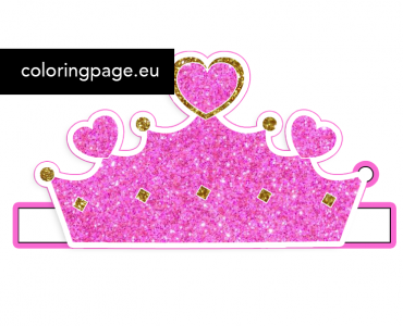 princess pink crown