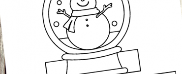 snow globe snowman