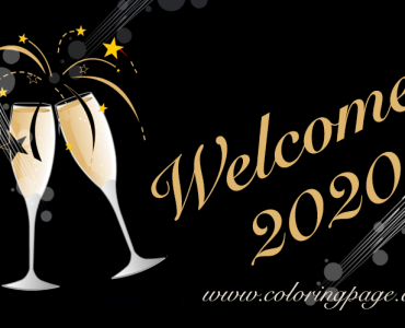 welcome 2020 greeting card