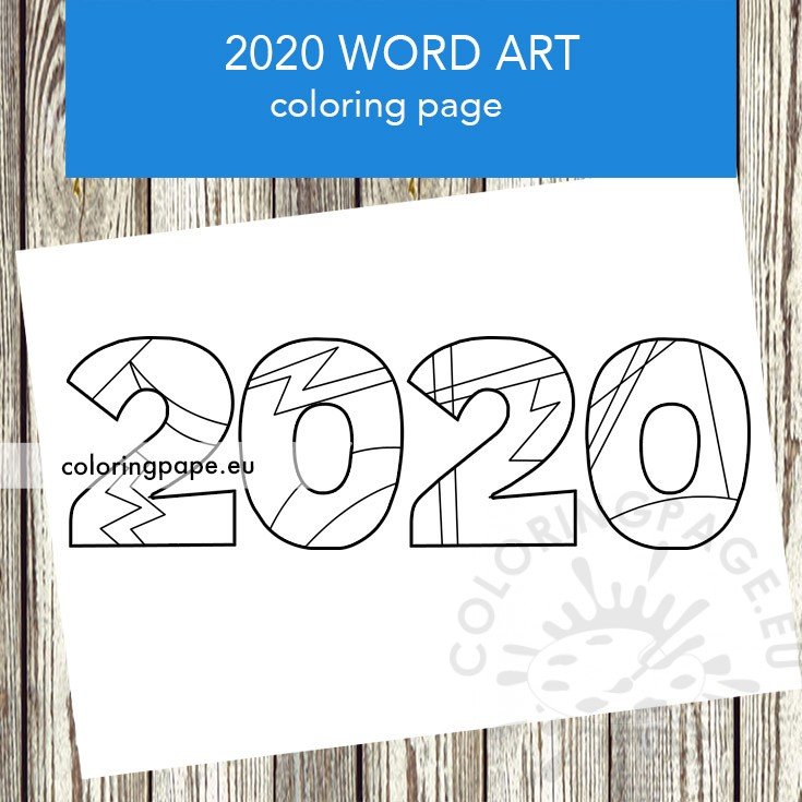 2020 word art 2