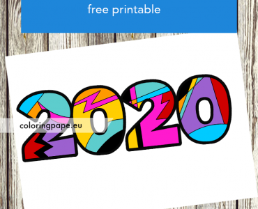 2020 word art
