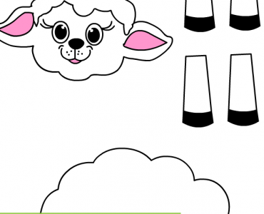 Lamb craft template