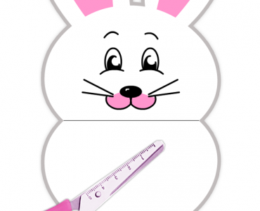 bunny card craft