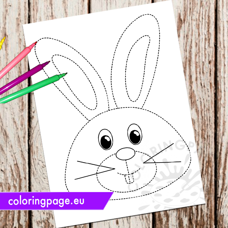 easter rabbit tracing