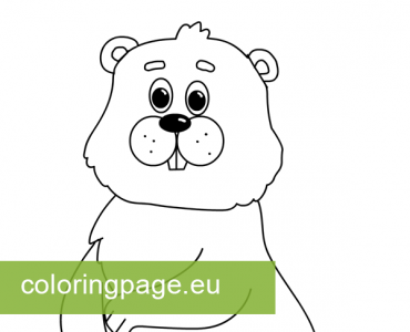 groundhog day coloring