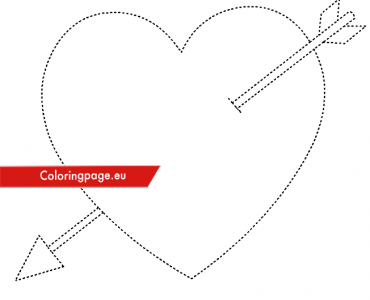 heart arrow tracing
