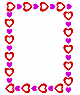 Heart Border Frame printable – Coloring Page