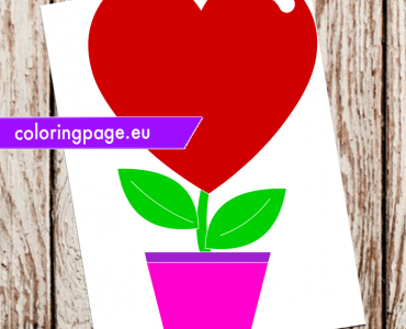 heart flower pot