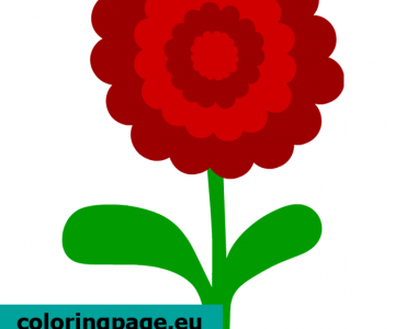 red flower stem
