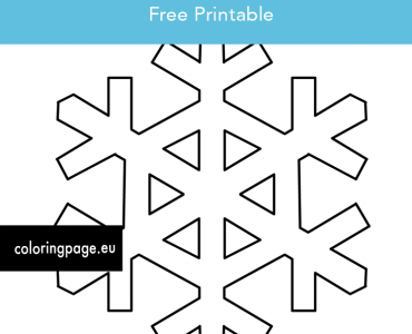 snowflake template