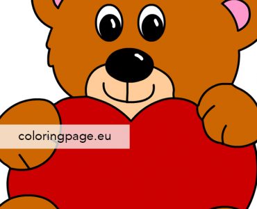 teddy bear heart 1