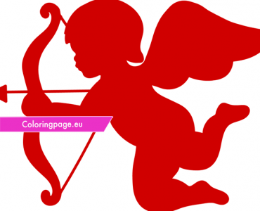 valentine red cupid