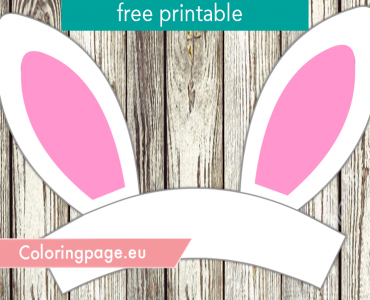 white Easter rabbit ears