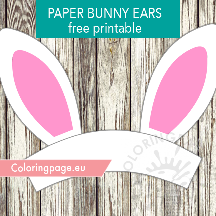 white Easter rabbit ears