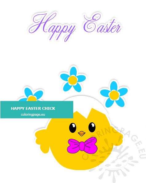 Happy Easter Chick2