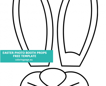 bunny photo booth props