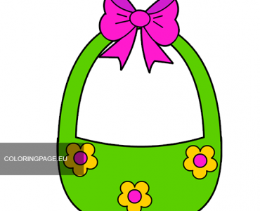 easter basket bow