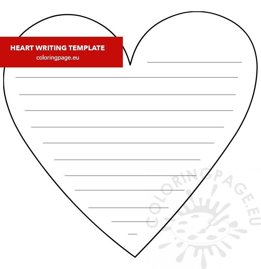 heart writing shape