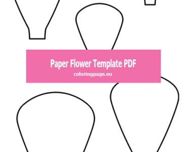 paper flower template