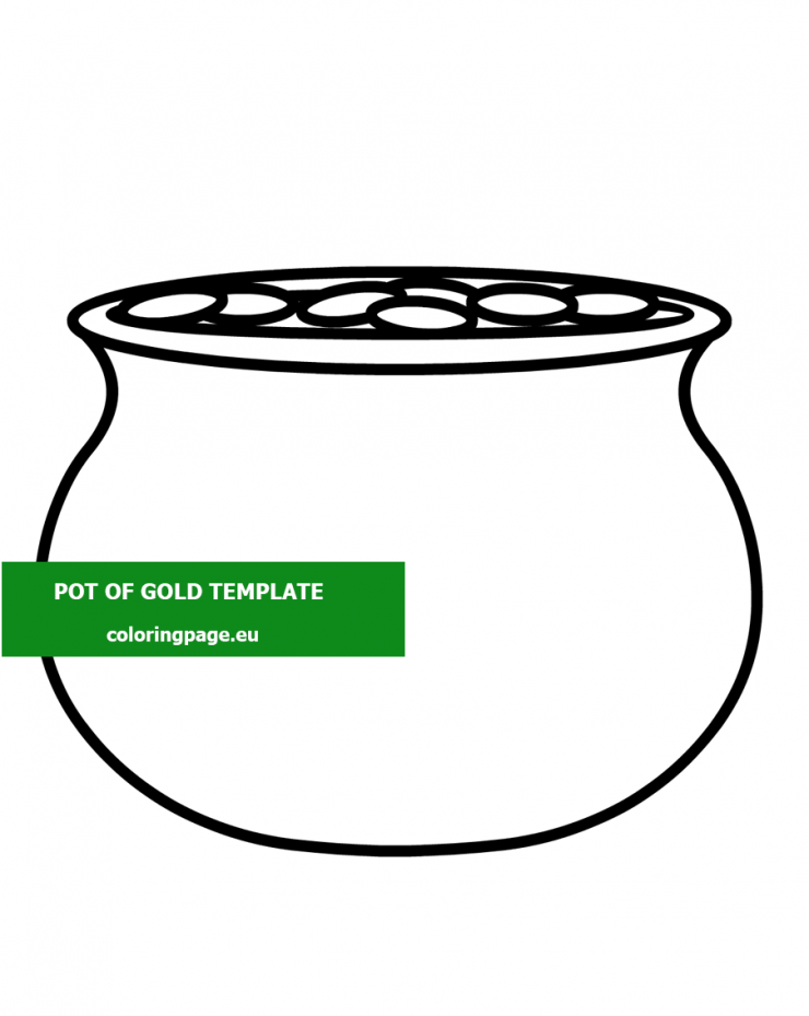 Free Printable Pot Of Gold Template