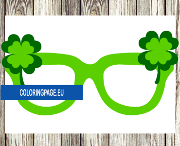 saint patricks day paper glasses