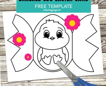 Cracked egg Easter card2