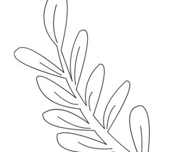 Olive branch template