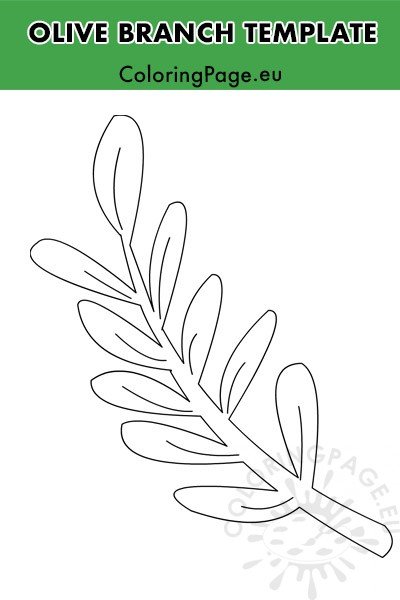 Olive branch template