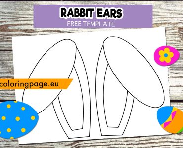 Printable rabbit ears