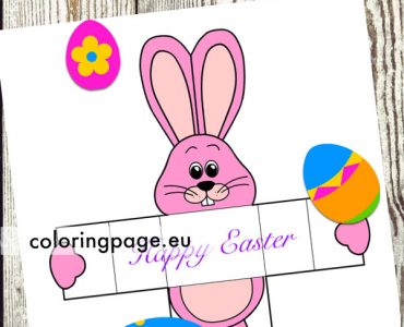 easter bunny card kids