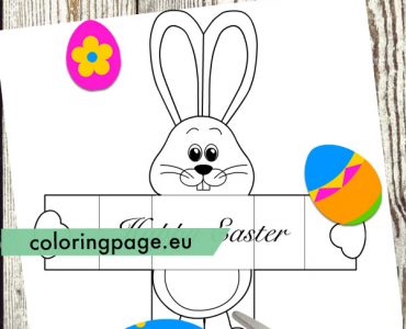 easter bunny folding card1