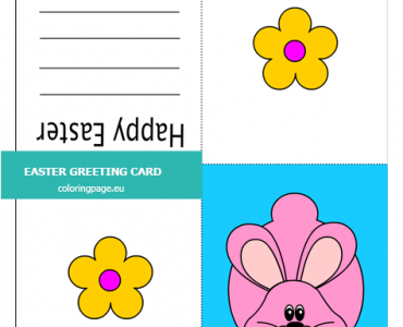 foldable easter card