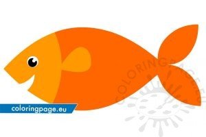 Happy Goldfish for Preschool printable – Coloring Page