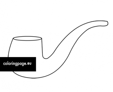 smoking pipe shape
