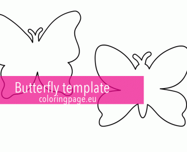 butterfly craft template