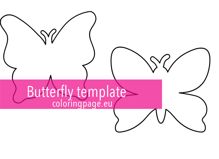 butterfly craft template