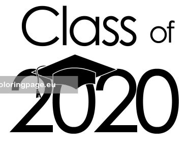 class 2020 graduation cap