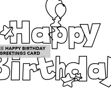 happy birthday greeting card