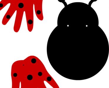 ladybug paper craft