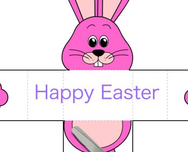 pink bunny happy easter