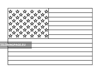 american flag template