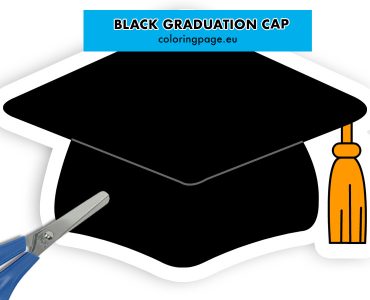 black graduation cap