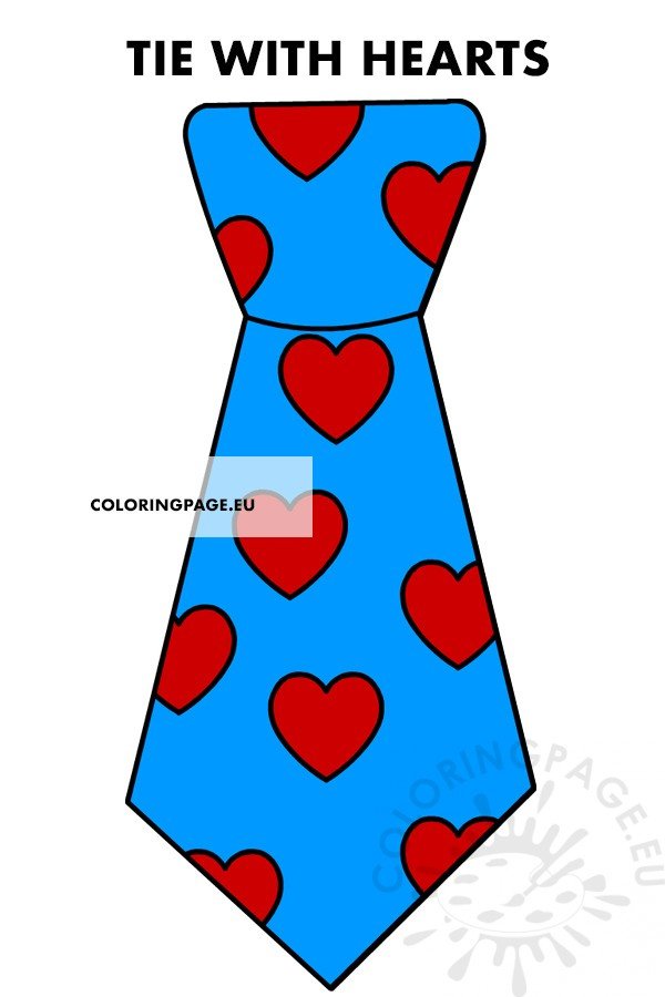 blue tie hearts